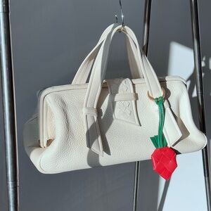 BOTTEGA VENETA LEATHER BAG with Keychain